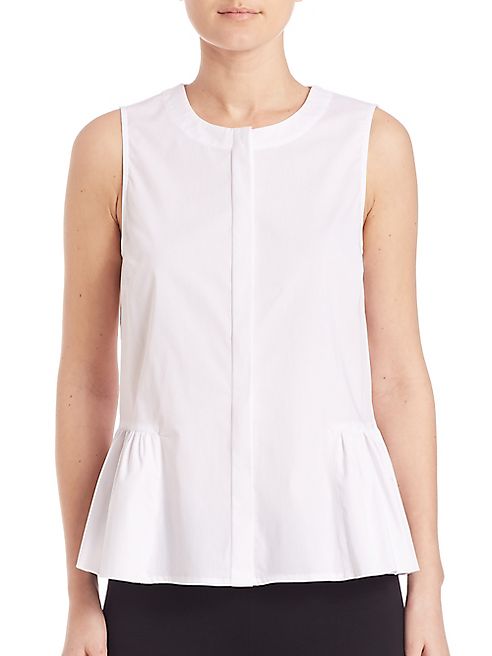 Saks Fifth Avenue Collection - Ruffle Hem Blouse