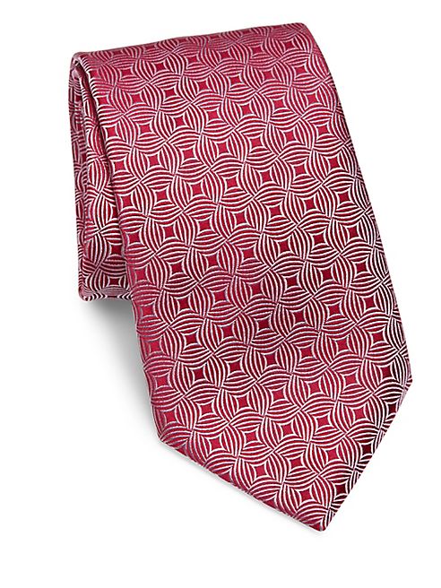 Charvet - Square Small Pattern Silk Tie