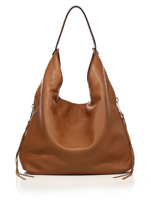 Rebecca Minkoff - Bryn Double-Zip Leather Hobo Bag