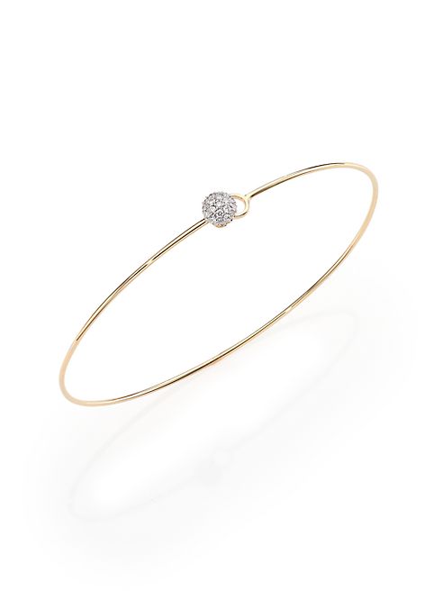 Phillips House - Affair Infinity Wire Love Always Diamond & 14K Yellow Gold Bracelet