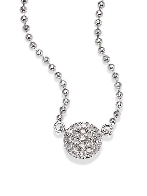 Phillips House - Affair Micro Infinity Diamond & 14K White Gold Pendant Necklace