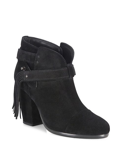 Rag & Bone - Harrow Fringe Suede Booties