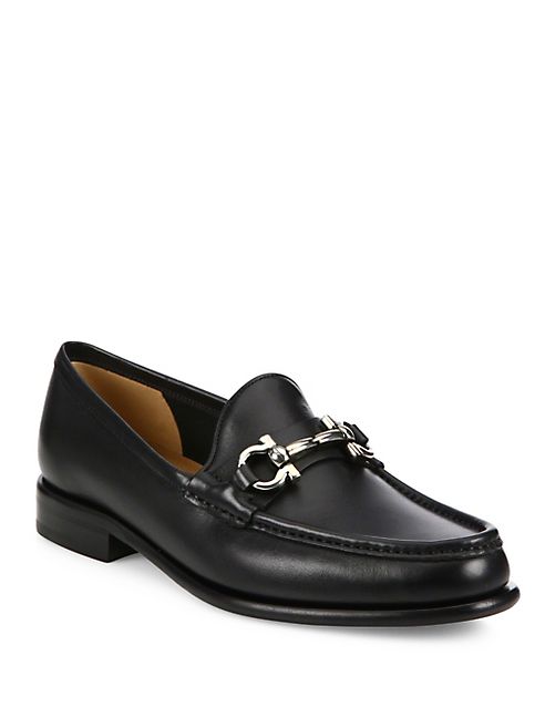 Salvatore Ferragamo - Mason Leather Bit Loafers