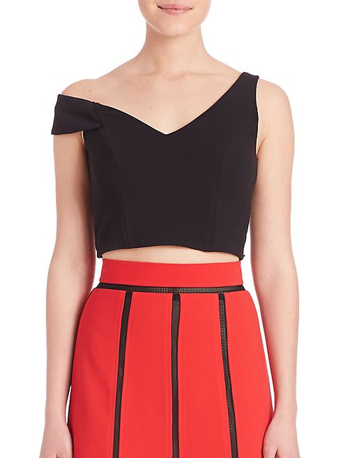 ABS - One-Shoulder Cropped Top