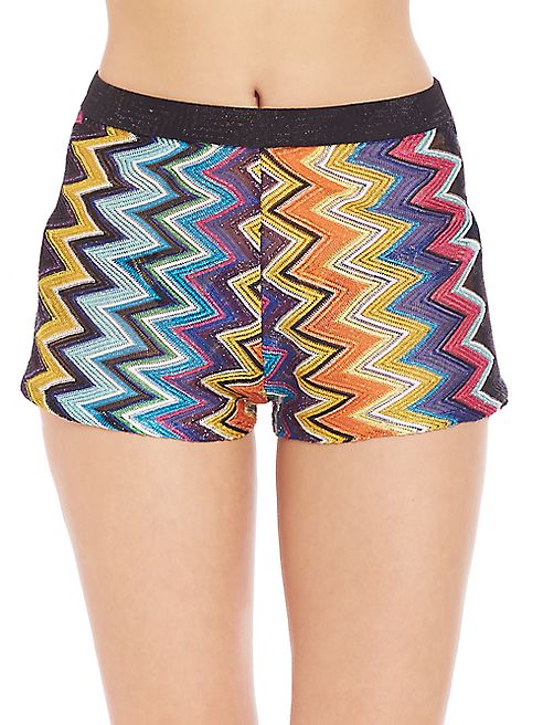 Missoni Mare - Metallic Knit Shorts