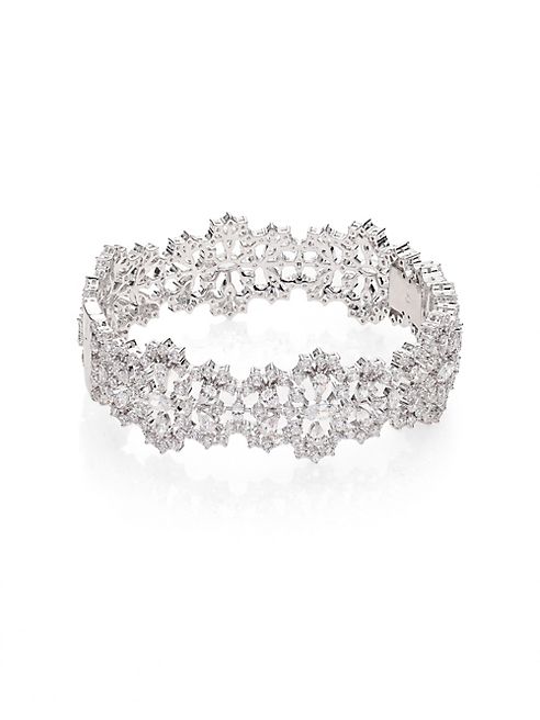 Adriana Orsini - Ophelia Faceted Bangle Bracelet