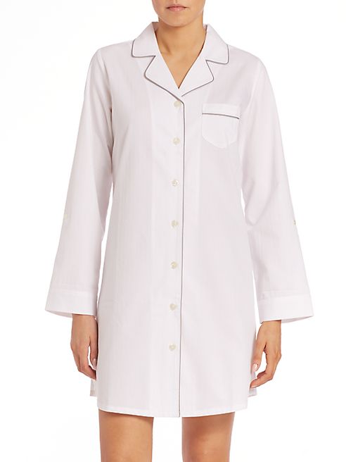 Saks Fifth Avenue Collection - Herringbone Jacquard Sleepshirt