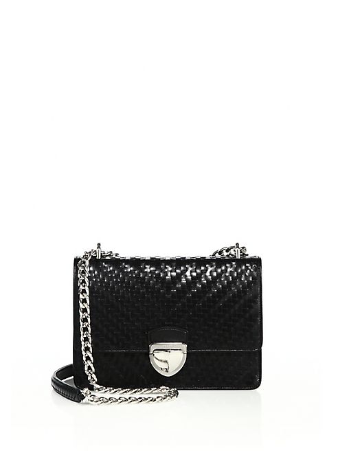 Prada - Madras Woven Leather Chain Bag