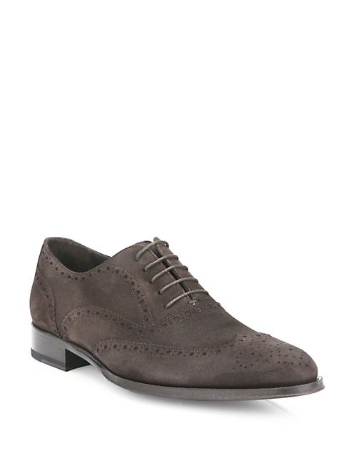 To Boot New York - Mac Suede Wingtip Shoes