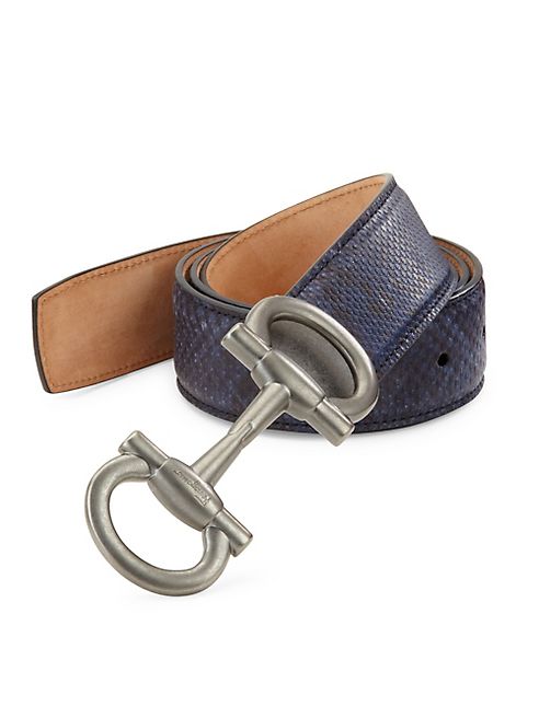 Salvatore Ferragamo - Karung Leather Belt