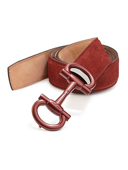 Salvatore Ferragamo - Parigi Suede Belt