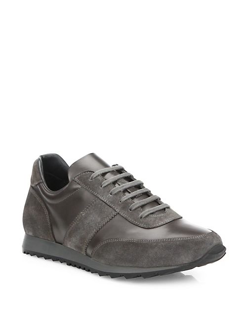 To Boot New York - Pelham Lace-Up Leather Sneakers