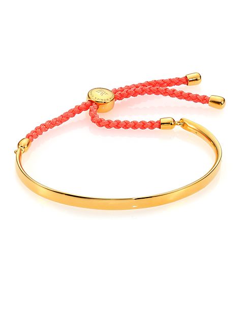 Monica Vinader - Fiji Friendship Bracelet/Peach