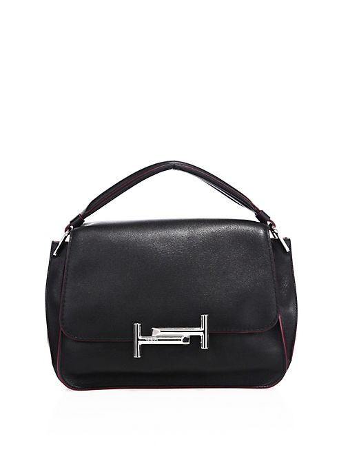 Tod's - Double T Leather Messenger Bag