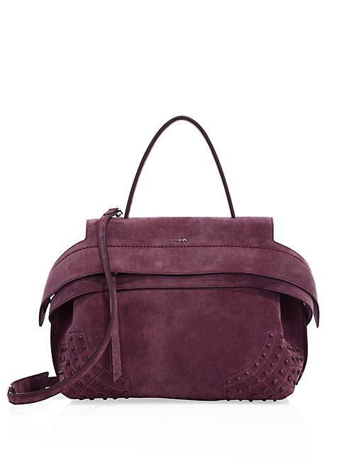 Tod's - Wave Suede Satchel