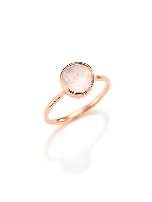 Monica Vinader - Rose Quartz Siren Ring