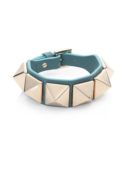 Valentino - Rockstud Large Leather Bracelet