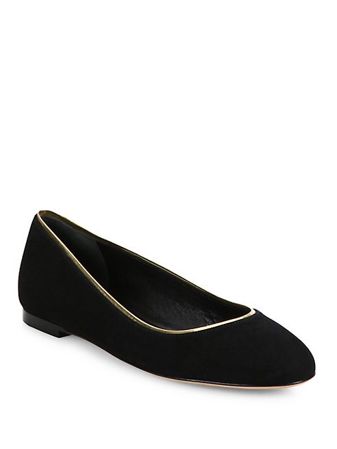 Diane von Furstenberg - Cambridge Suede Ballet Flats