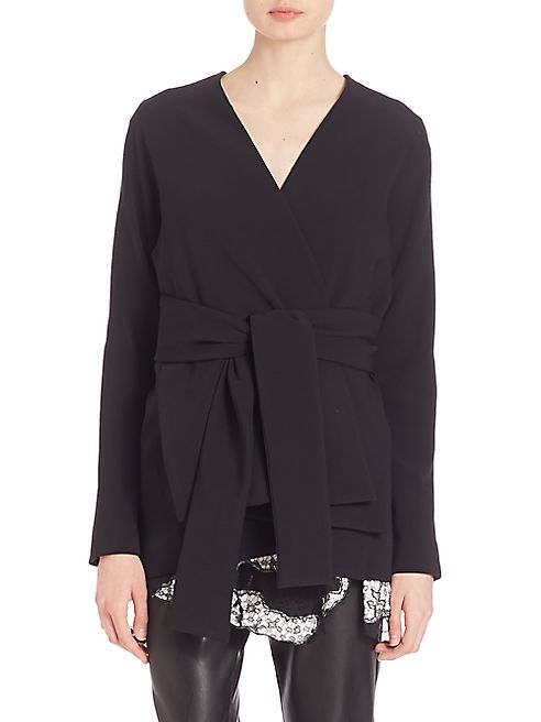 Josie Natori - Crepe Wrap Top