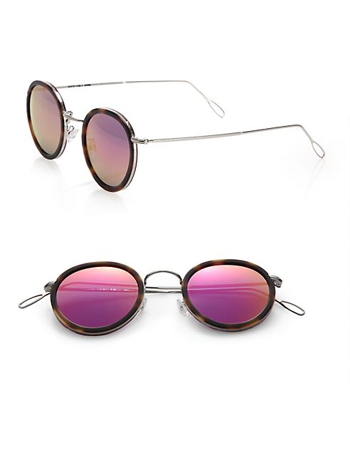 Kyme - Matti 46MM Oval Sunglasses Acetate