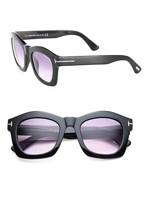 Tom Ford Eyewear - Greta 50MM Geometric Square Sunglasses