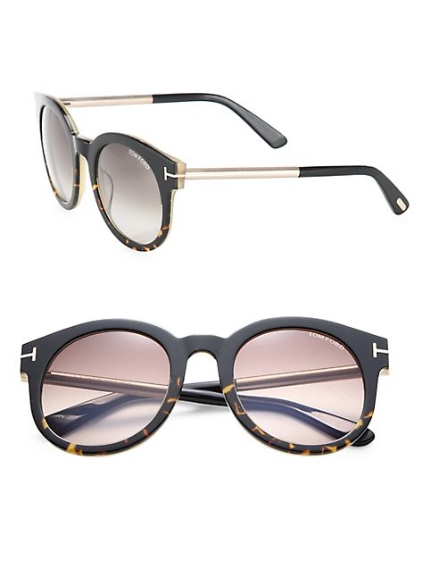 Tom Ford Eyewear - Janina 51MM Round Sunglasses