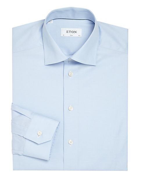 Eton - Solid Slim-Fit Dress Shirt