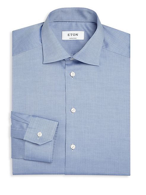 Eton - Herringbone Dress Shirt