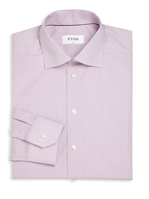 Eton - Slim-Fit Micro Striped Shirt