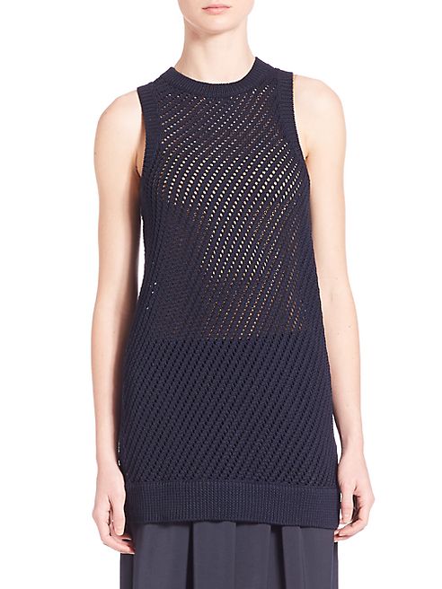 Vince - Mesh Stitched Tank Top