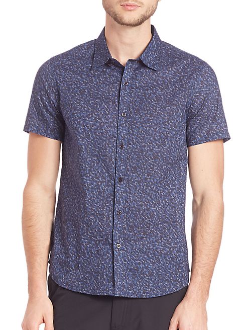 Saks Fifth Avenue Collection - Modern Poplin Button-Down