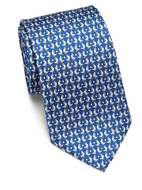 Salvatore Ferragamo - Rooster Silk Tie