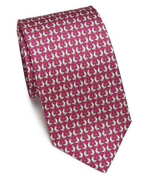 Salvatore Ferragamo - Rooster Silk Tie