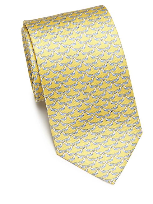 Salvatore Ferragamo - Seal Silk Tie