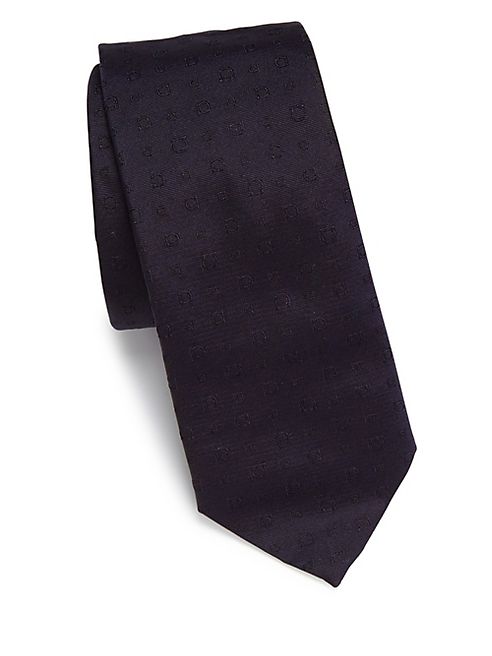 Salvatore Ferragamo - Gancini Patterned Tie