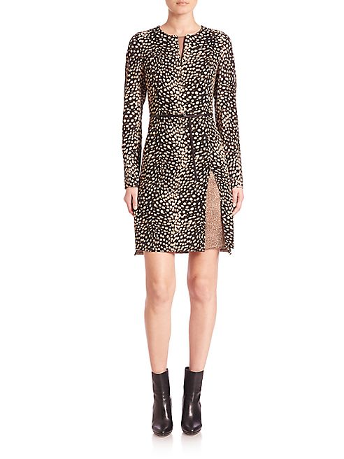 Akris - Printed Wool & Silk Dress