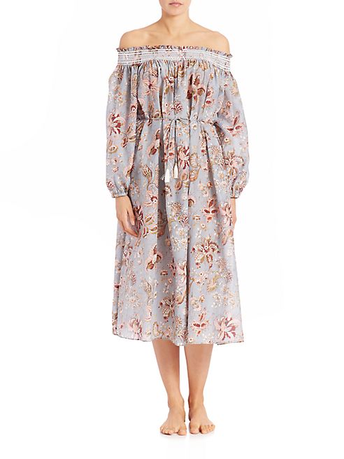 Zimmermann - Pavilion Smock Cotton & Silk Dress Coverup