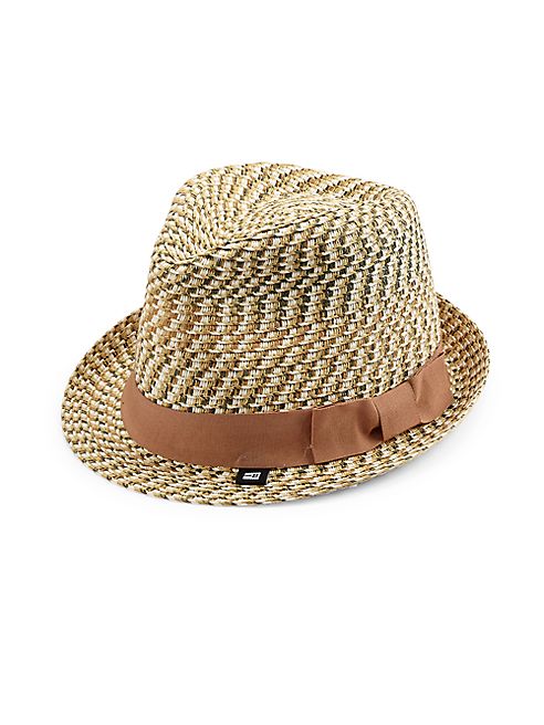 Block Headwear - Tonal Braided Straw Fedora