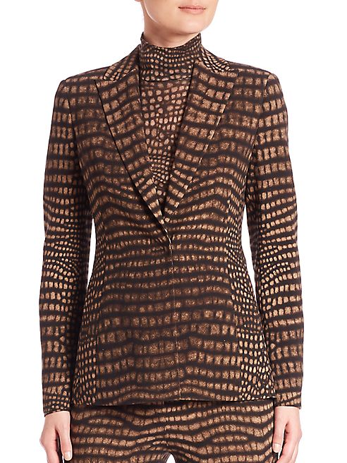 Akris - Printed Wool Jacket