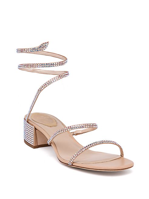 Rene Caovilla - Wraparound Swarovski Sandals