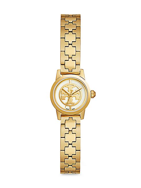 Tory Burch - Reva Goldtone Link Bracelet Watch