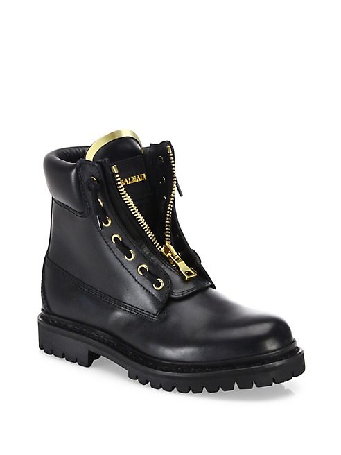 Balmain - Taiga Leather Ranger Boots