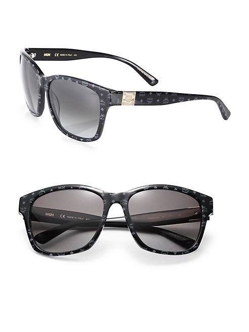 MCM - Visettos 59MM Square Logo Sunglasses