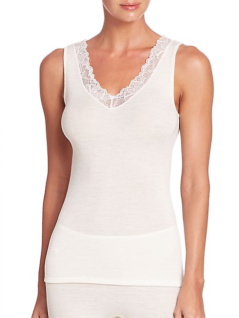 Hanro - Woolen Lace Tank Top