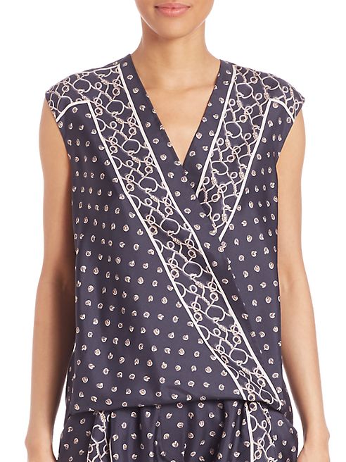 3.1 Phillip Lim - Silk Scarf-Print Top