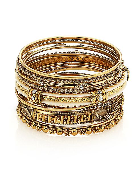 ABS by Allen Schwartz Jewelry - 11-Piece Mixed Bangle Set