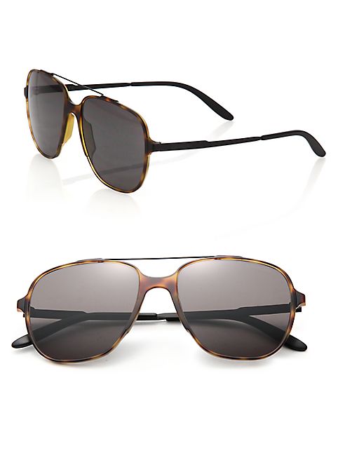 Carrera - 55MM Oversized Square Framed Aviator