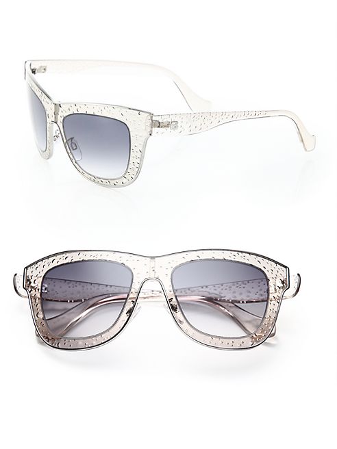 Balenciaga - 52MM Soft Square Bubble Sunglasses