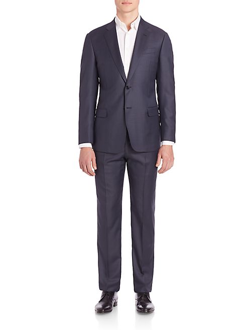 Armani Collezioni - Sharkskin Wool Suit