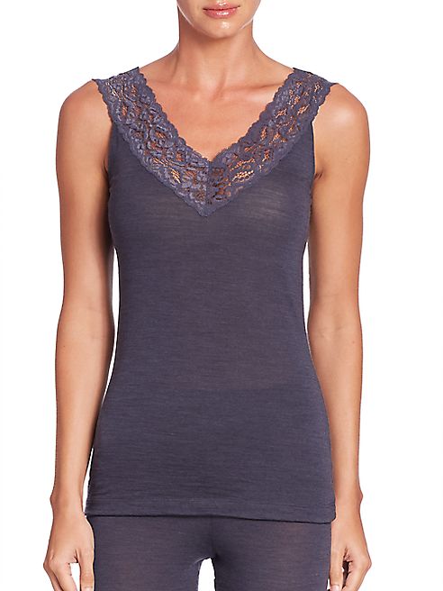 Hanro - Chiara Lace-Trim Tank Top